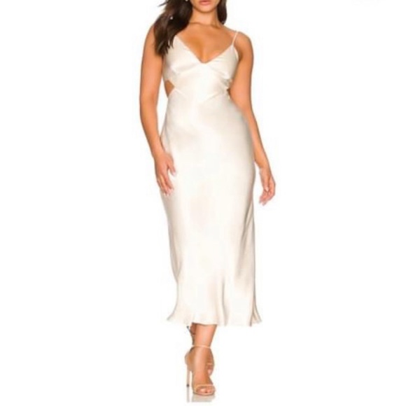 Revolve La Lune backless midi dress Shana Joy - Picture 3 of 8